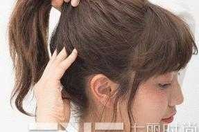扎马尾前面刘海怎么弄（绑一把头发把刘海梳上去怎么梳才梳的好）