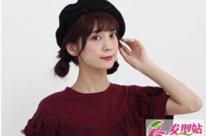 冬天短头发戴帽子的正确方法,什么头型适合带帽子女
