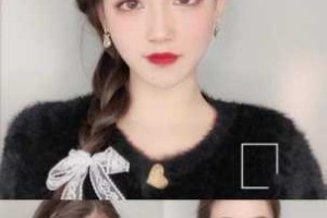 头发中间弄个蝴蝶结怎么弄,头发的蝴蝶结怎么编好看