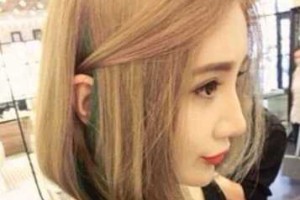 中分适合什么颜色发带,中分发型染什么颜色好看图片