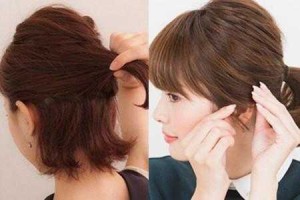 短发马尾辫怎么扎好看（齐耳短发怎么编发好看）
