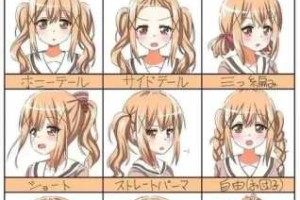 漫长脸适合什么发型女（动漫女生发型叫法）