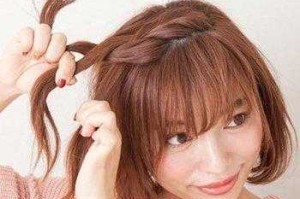 短头发怎么编辫子最好看又简单,短头发辫子怎么扎好看图片