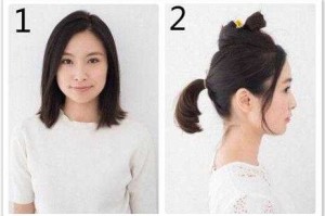 齐肩发怎么扎低马尾（高个子齐肩发怎么扎）