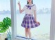 儿童穿jk服扎什么头发好看,小孩扎什么头发最好看又很凉爽