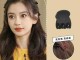 女生中分两侧怎么夹夹子,中分刘海往两边编发