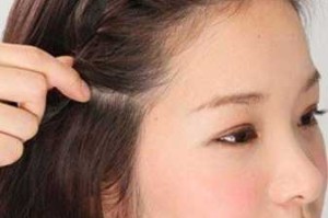 中分怎么把刘海编起来（中分刘海编发 教程）
