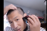 怎样用电推子给自己理圆寸,怎么理圆寸头