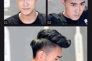 男生发缝怎么定型,男生用发胶怎么弄发型好看