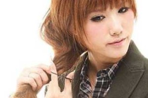 方圆脸怎么扎头发好看,长脸型怎么扎头发好看图片
