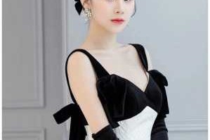 长头发穿晚礼服怎么好看,晚礼服配什么发型好看