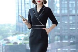 珠宝店工装必须穿裙子吗,穿工装什么发型好看女人