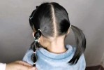 2岁女宝宝短发怎么扎头发,2岁宝宝头发短发怎么扎好看视频