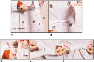 怎么系衣服（衣服系结方法）