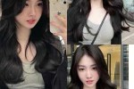 黑长发怎么烫卷发好看（染自然黑色头发好看吗）