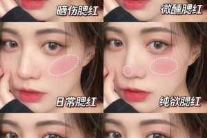 腮红简单手法,用什么打腮红效果最好