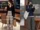 格子裤子配什么上衣好看图片（小方格裤子配什么衣服）