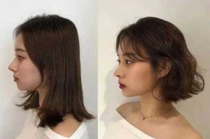扁头披头发怎么好看,扁头什么发型好看女