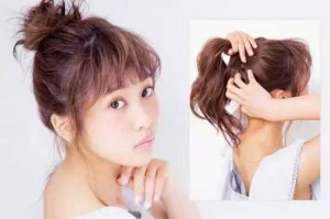 高马尾丸子头扎法,怎么扎高丸子头好看又简单又蓬松