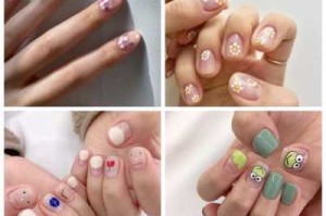 指甲贴纸怎么用,美甲贴纸怎么用图解