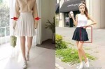 裙子短里面穿什么图片（裙子短下半身怎么穿）