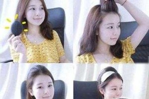 梳马尾怎么让前面蓬蓬（梳马尾怎么让前面蓬蓬的）