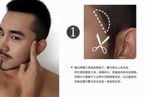 鬓发修剪教程,如何剃鬓角