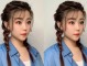 怎么自己编两边的头发（双马尾编辫教程）