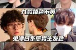 男士染发颜色哪种好看,什么颜色发色好看显白