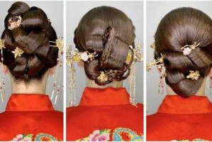 冬季结婚秀禾服里面怎么穿,秀禾服新娘盘发步骤