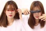 直发什么刘海好看图片（怎样用直发板夹出好看的刘海）