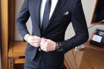 穿西装适合什么发型（穿西装适合什么发型男）