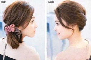 中分女生怎么扎头发（怎么梳37侧分）