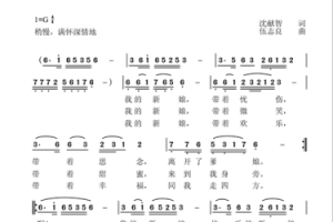 什么的新娘（什么的新娘歌曲）