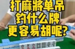 麻将单吊夹什么意思,夹牌是什么意思网络用语