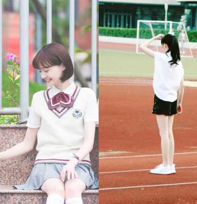 穿校服扎什么头发好看（穿校服裙子扎什么头发）