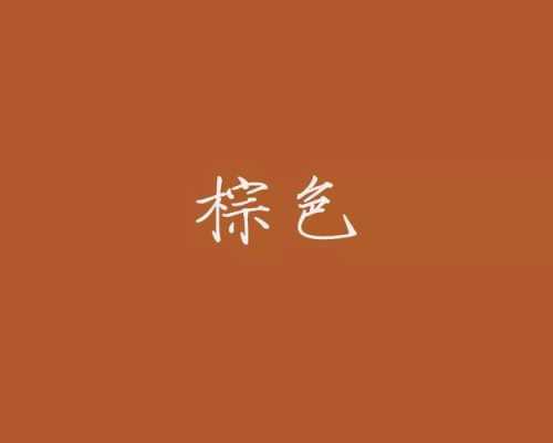 棕褐色是什么颜色（棕褐色是什么颜色）