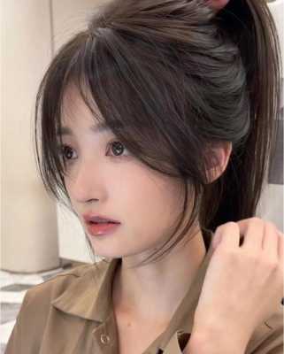 吹八字西唯刘海头发的正确方法,怎么画刘海简单又好看
