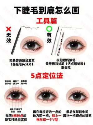 睫毛怎么画（画睫毛初学者入门教程）