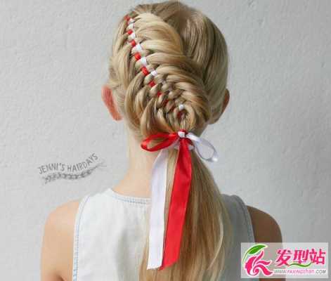 11岁怎么自己扎漂亮头发,过年头发怎么扎好看小女孩