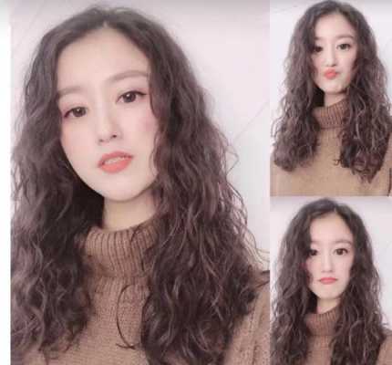 脸大的人适合烫什么样的发型,脸大烫什么发型好看图片