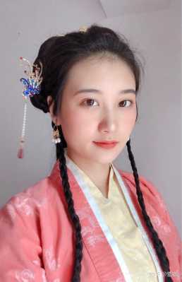 穿汉服短发怎么弄发型好看,中短发怎么弄汉服发型好看
