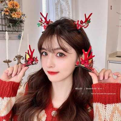 发夹怎么戴（圣诞发夹怎么戴）