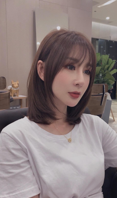 锁骨发怎么盘简单好看,锁骨发适合什么刘海图片