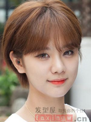 夸女生发型好看的句子,圆脸女生什么发型好看
