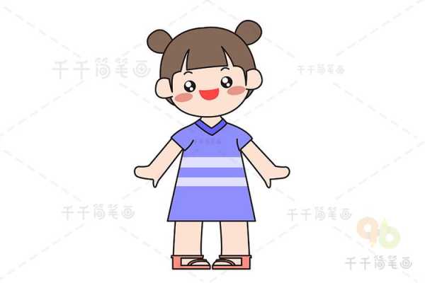 怎么画丸子头（怎么画丸子头女孩）