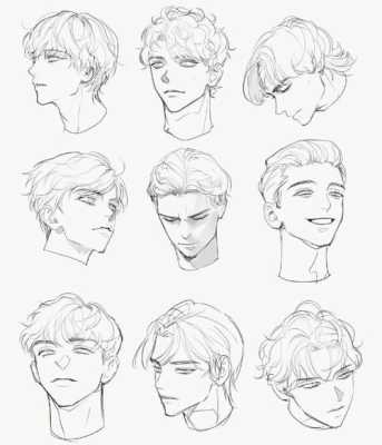 头发怎么画简笔画（男生头发怎么画简笔画）