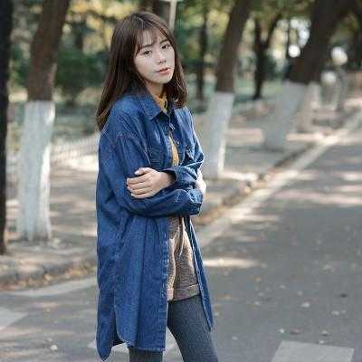 牛仔长衬衫怎么搭配,牛仔衬衫怎么搭配好看女秋冬