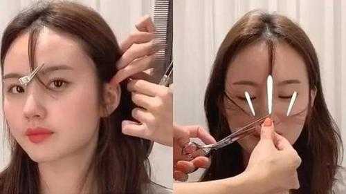 鬓角刘海修剪教程,刘海鬓角怎么剪好看
