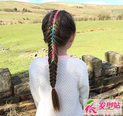 小孩辫子怎么编,儿童辫子怎么编好看